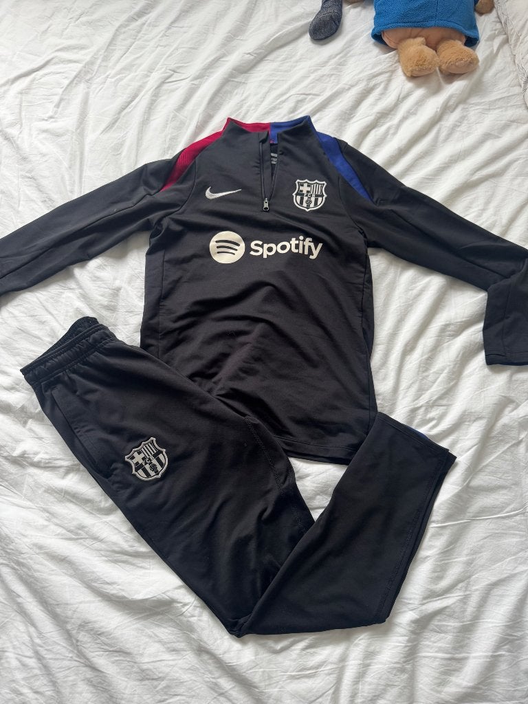 Originele trainingspak FC Barcelona, Maat L, Ophalen of Verzenden, Zo goed als nieuw, Trainingspak