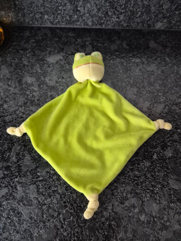 Knuffeldoekje Kikker, Ophalen of Verzenden, Kikker