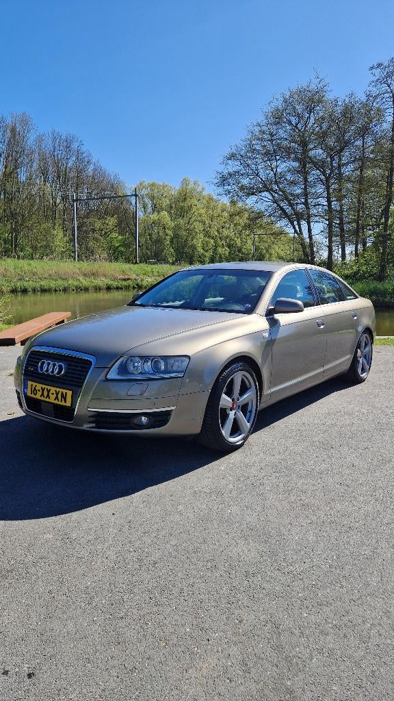 Audi A6 3.2 FSI 188KW Quattro Tiptr. 2007 Beige, Auto's, Audi, Automaat, Beige, 1655 kg, Beige