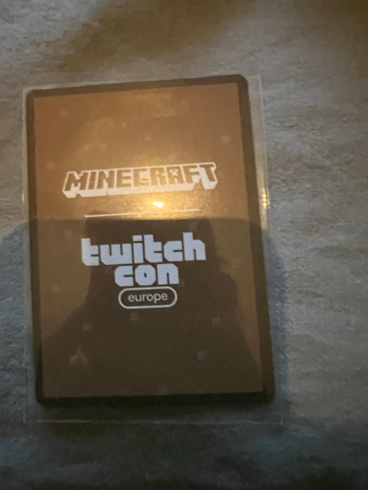 Minecraft TwitchCon crafted cape, 3 spelers of meer, Ophalen of Verzenden, Zo goed als nieuw, Vanaf 7 jaar