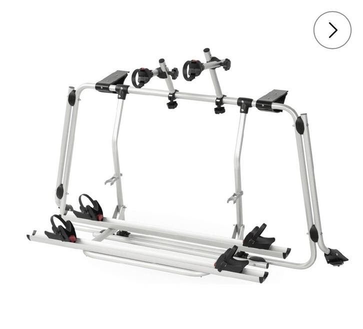Fietsendrager Fiamma Carry Bike Volkswagen T5 pro gebruikt, Auto diversen, Fietsendragers, Ophalen, 2 fietsen, Gebruikt, Achterklepdrager