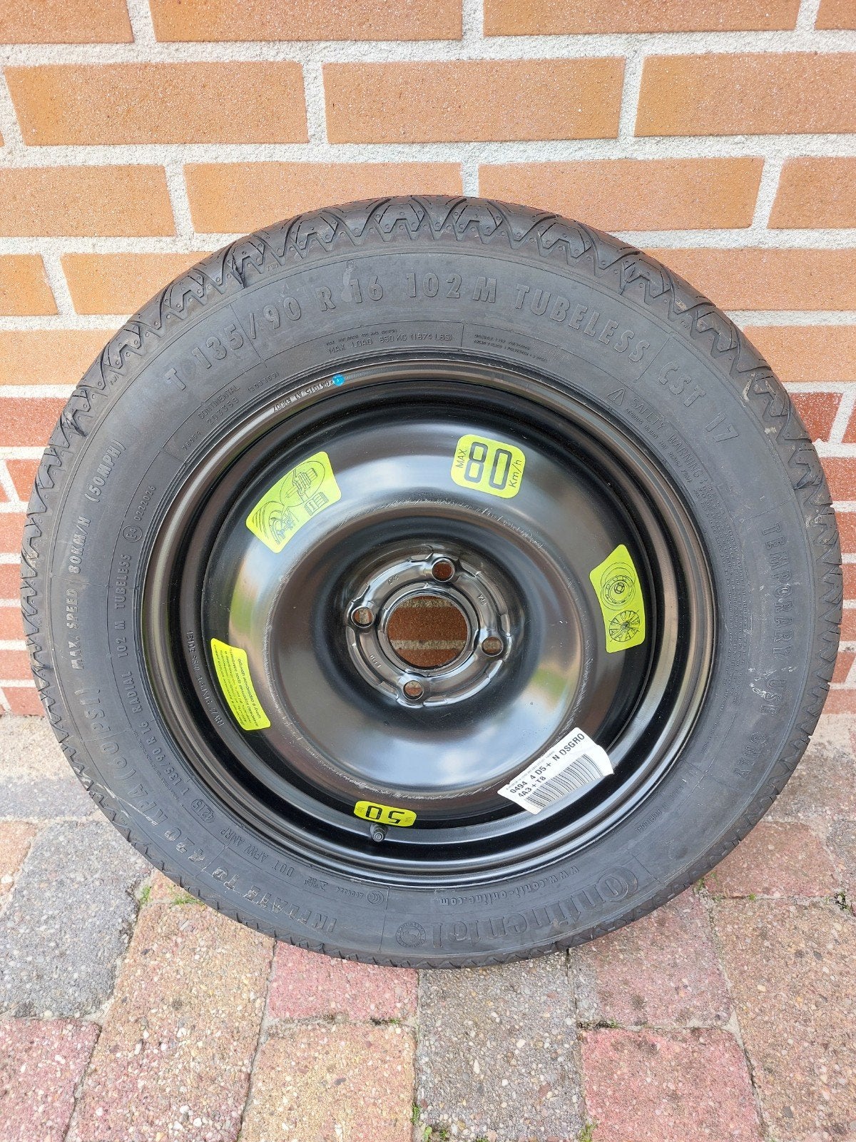 Thuiskomer 135/90 R16, Ophalen