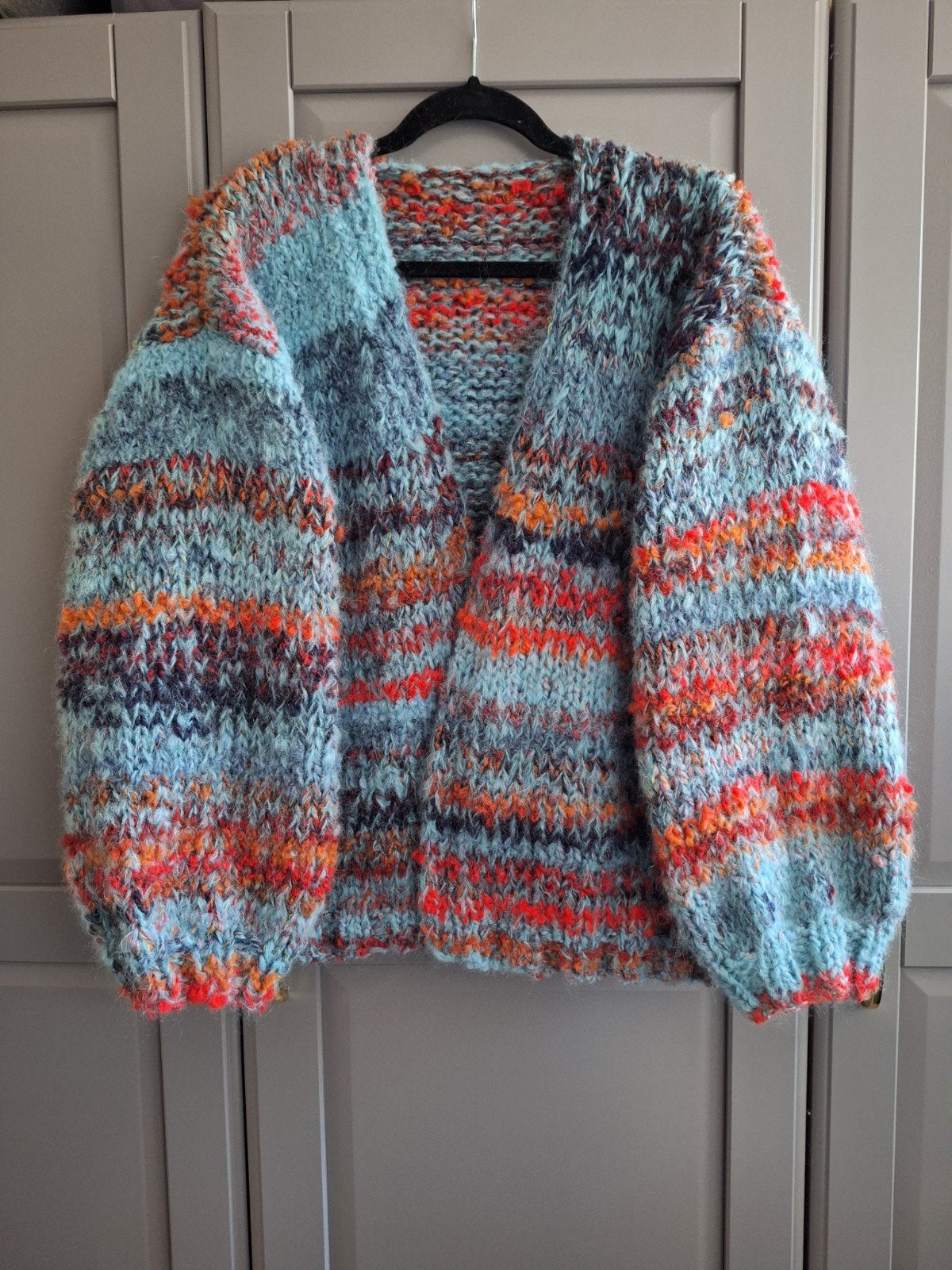 Nieuw handgemaakt mohair vest, een maat, Kleding | Dames, Truien en Vesten, Ophalen of Verzenden, Nieuw, Maat 42/44 (L), Blauw