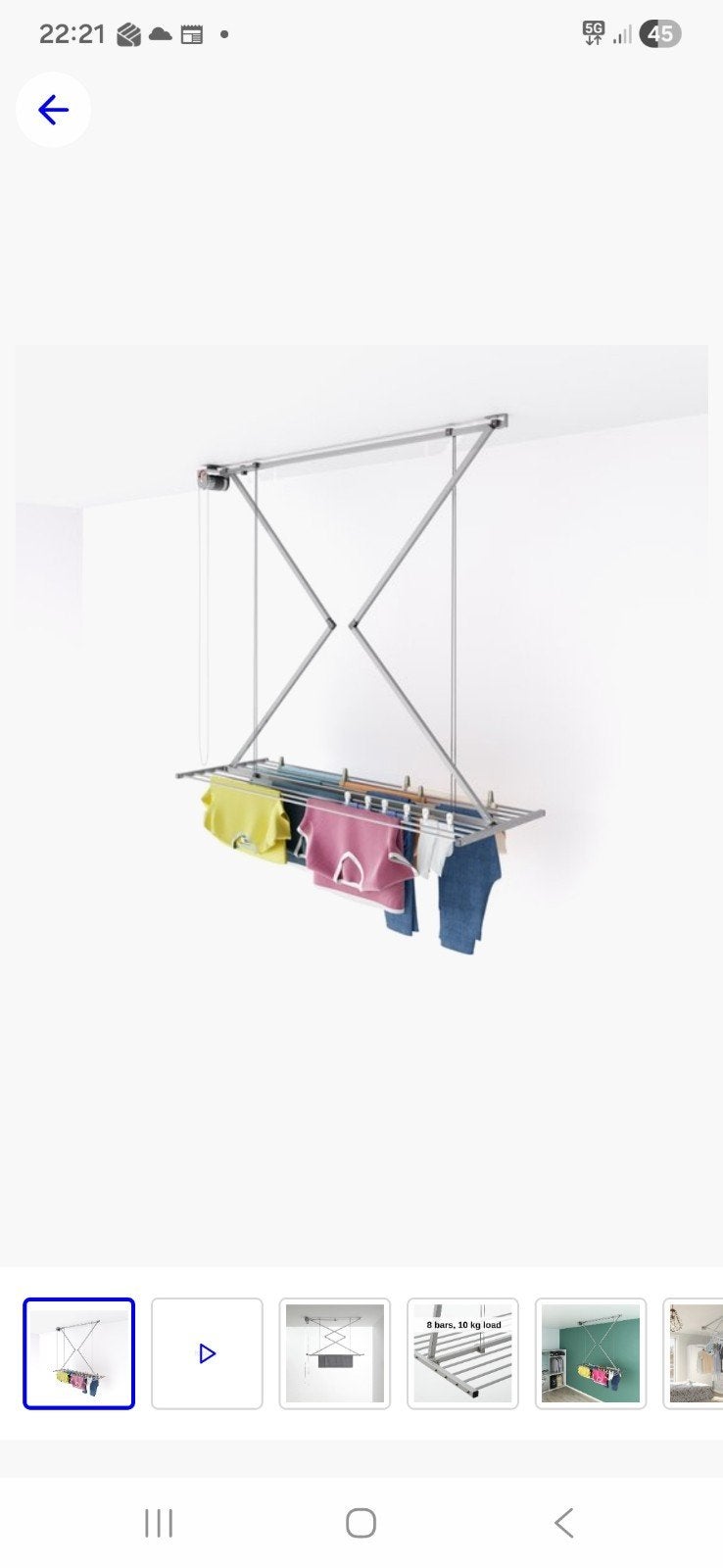 foxydry mini 150 handbediend-plafond, Ophalen of Verzenden, Nieuw, Wasrek