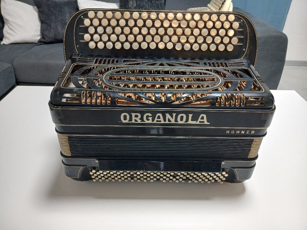 Organola Morino, Ophalen, 120-bas, Knopaccordeon, Hohner
