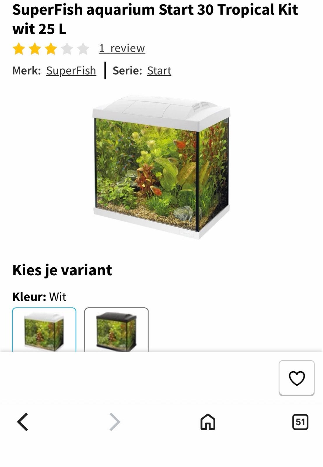 superfish 25L conpleet incl toebehoren en garnalen, Ophalen of Verzenden, Zo goed als nieuw, Gevuld zoetwateraquarium