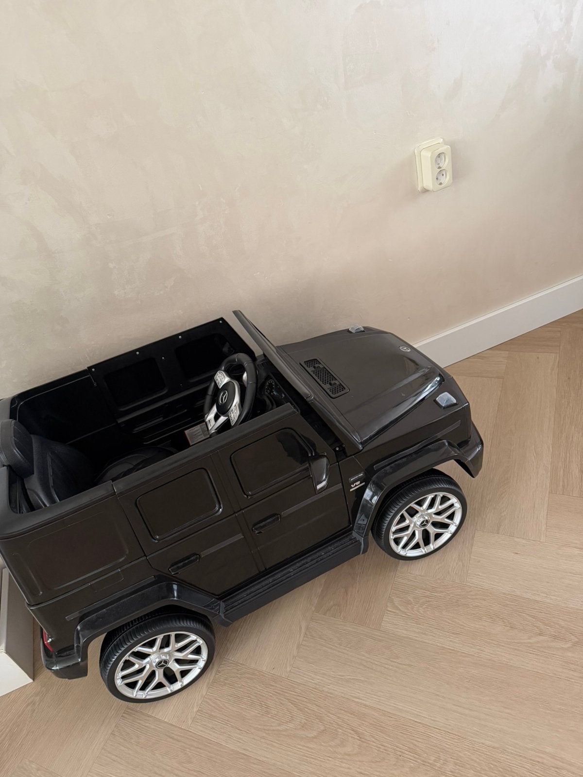 Mercedes-Benz G 63 AMG elektrische kinderauto - zwart, Zo goed als nieuw