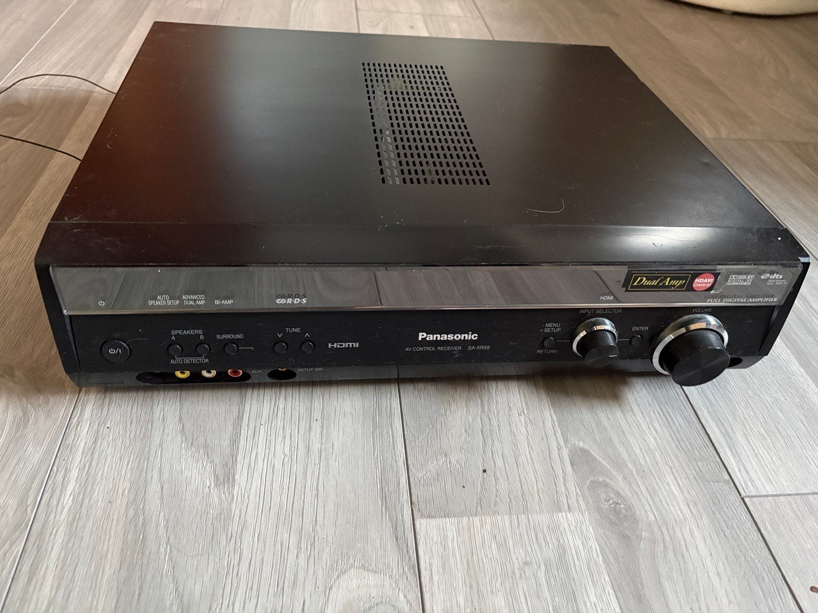 Panasonic  Receiver SA-XR59 - Zonder afstandsbediening, Gebruikt, 120 watt of meer, Ophalen, Overige merken