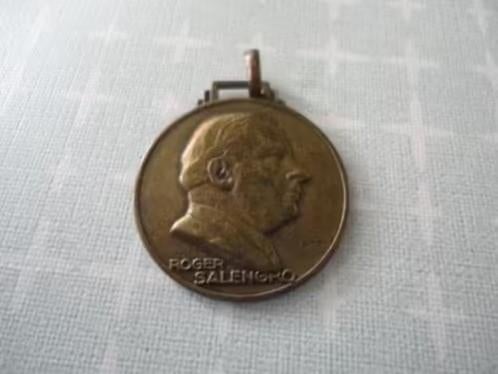 Franse bronzen medaille, Roger Salengro 1936, Verzenden, Brons, Buitenland