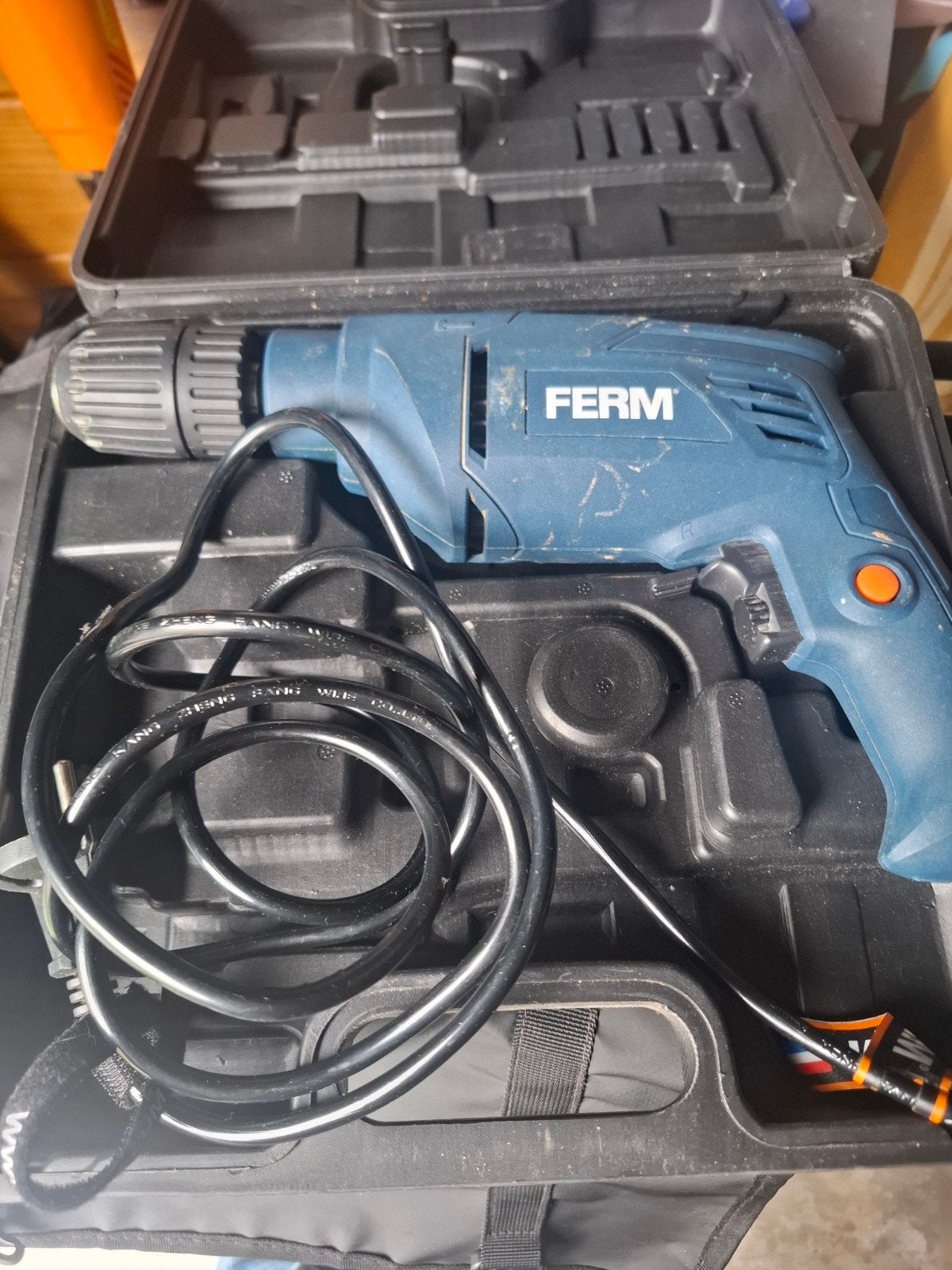 Ferm Boormachine - Gebruikt maar functioneel, Boormachine, Gebruikt, Variabele snelheid, Ophalen of Verzenden