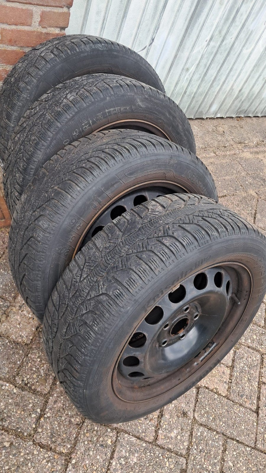 Skoda Octavia velgen 205 55 R16, Ophalen, Gebruikt