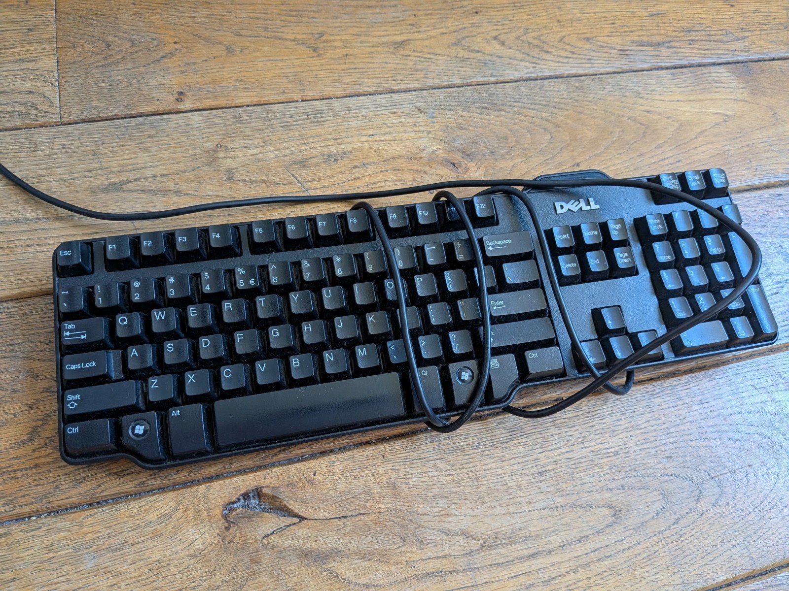 Dell bedraad toetsenbord / wired USB keyboard, Computers en Software, Ophalen, Gebruikt, Dell, Qwerty