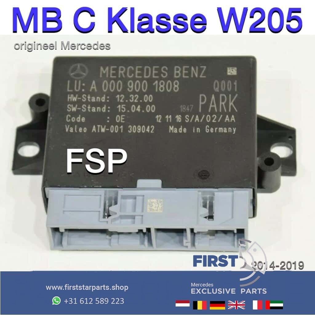 W205 parktronic A0009001808 C Klasse 2014-2019 parkeer modul, Gebruikt, -, Ophalen of Verzenden, -