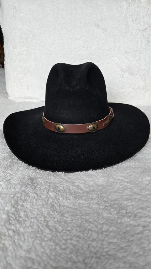Stetson Tombstone Hoed - Zwart, Zo goed als nieuw, Ophalen of Verzenden, Zo goed als nieuw, One size fits all, Hoed