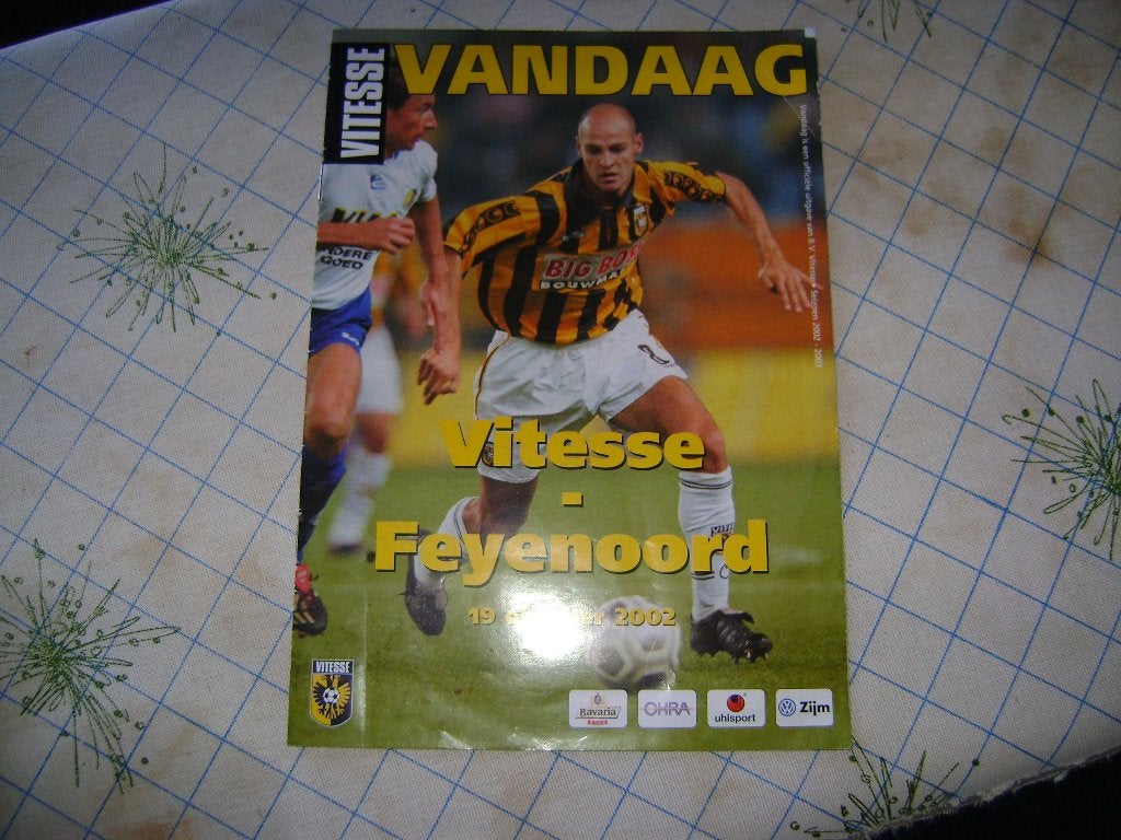 2x programma vitesse, feyenoord southampton, Verzamelen, Sportartikelen en Voetbal, Ophalen of Verzenden, Gebruikt, Feyenoord