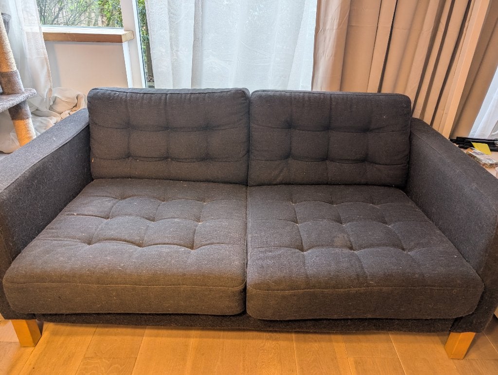 IKEA Landskrona zitsbank - gratis, Huis en Inrichting, Banken | Bankstellen, Ophalen, Gebruikt, 150 tot 200 cm, Tweepersoons