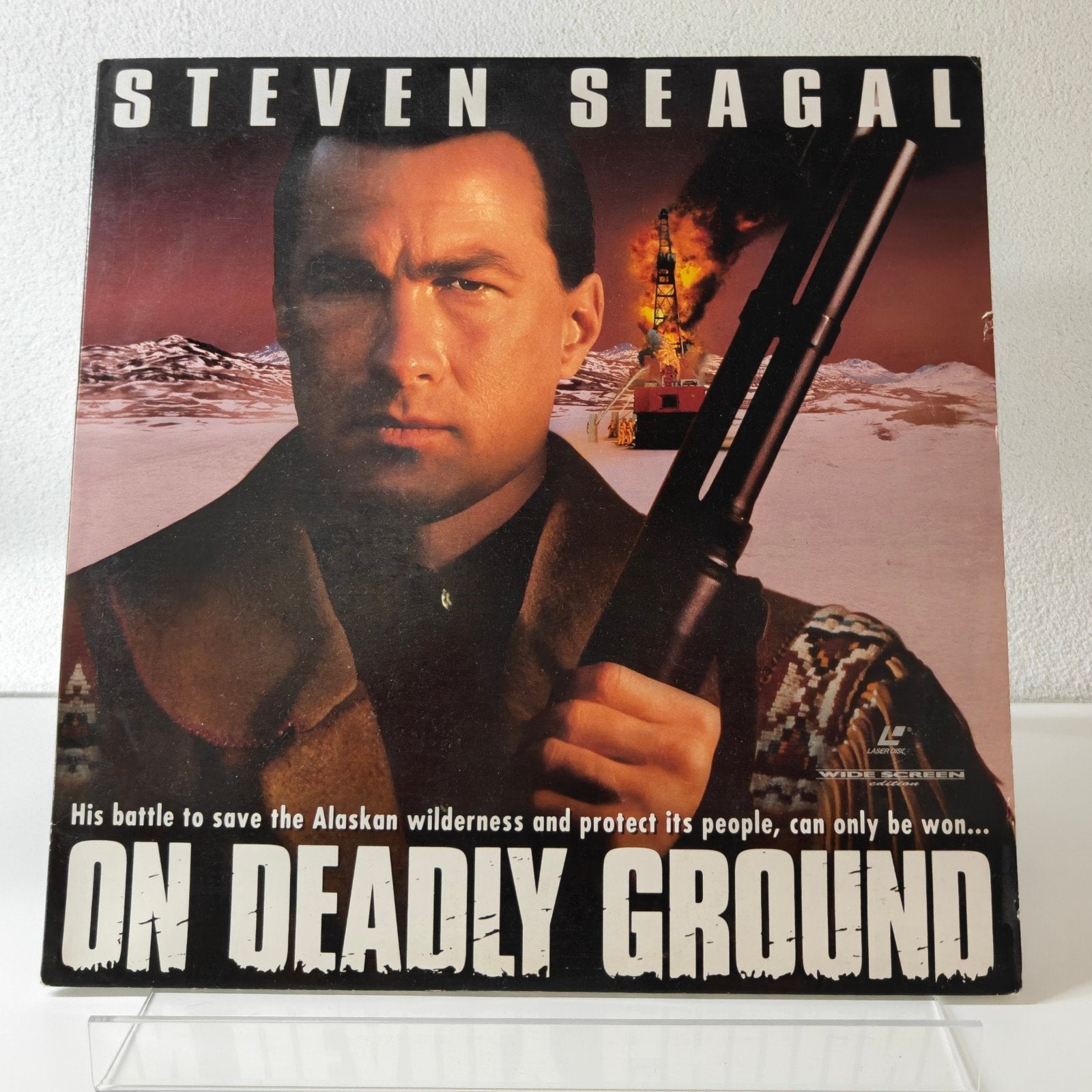 Steven Seagal On Deadly Ground & Out For Justice Laserdiscs, Cd's en Dvd's, Dvd's | Actie, Vanaf 16 jaar, Ophalen of Verzenden
