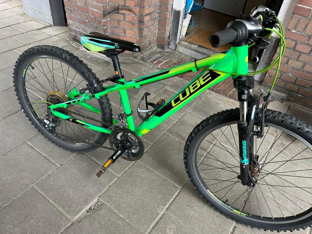 Mooie Cube mountainbike 24 inch groen, Fietsen en Brommers, Minder dan 47 cm, Ophalen