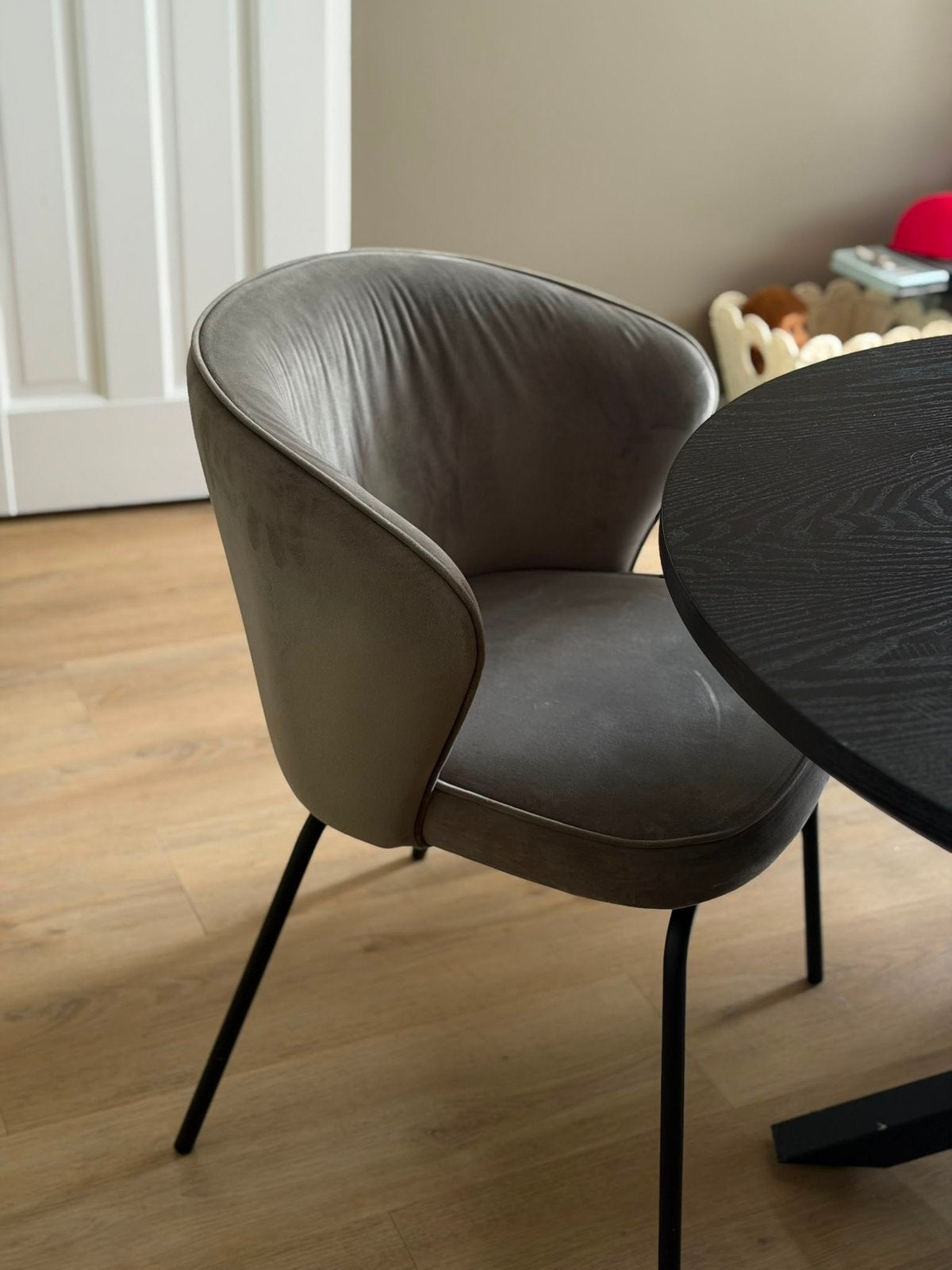 Admit eetkamerstoelen 6stuks, Ophalen, Zo goed als nieuw, Overige kleuren, Stof