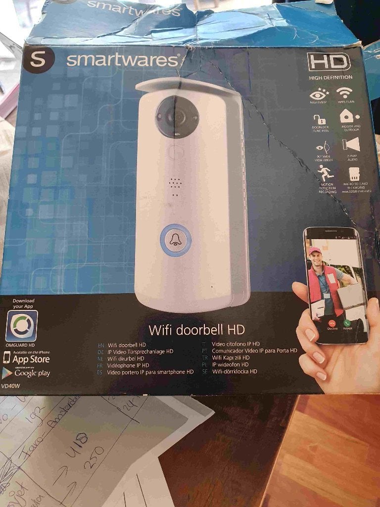 WIFI DEURBEL nieuw in verpakking, Ophalen of Verzenden, Ingebouwde camera, Nieuw, Draadloos