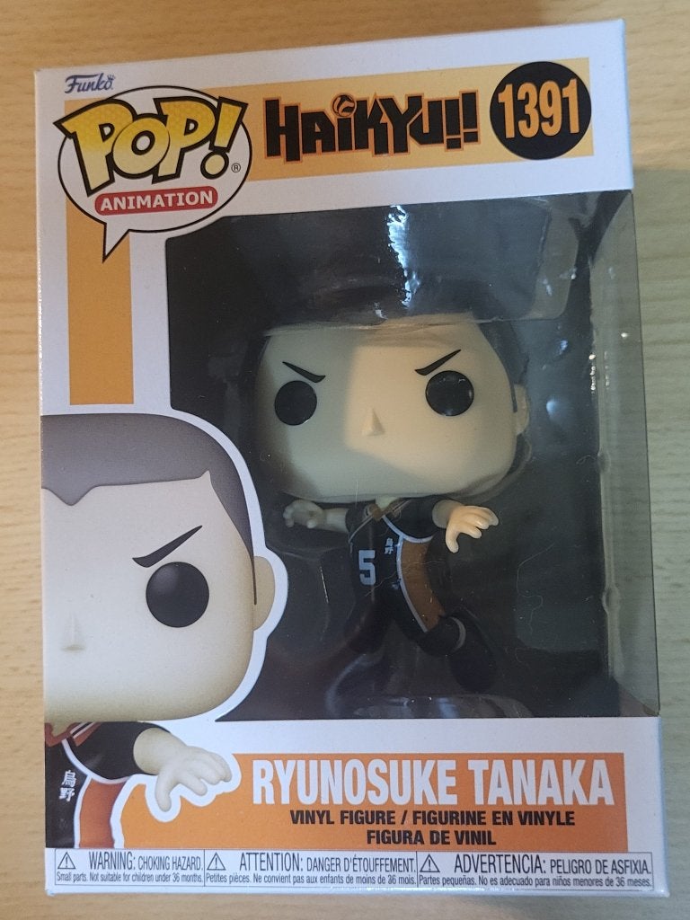 Funko Pop! Haikyu!! Ryunosuke Tanaka #1391, Ophalen of Verzenden, Zo goed als nieuw