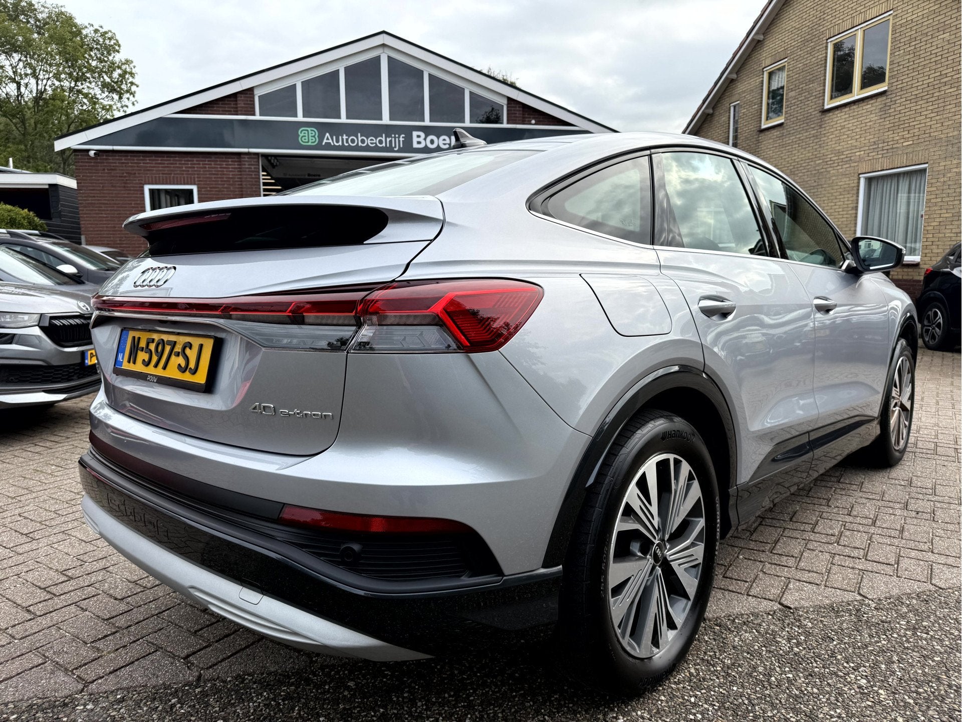 Audi Q4 Sportback e-tron 40 Advanced edition 77 kWh SOH 91.6, Auto's, Automaat, Dealer onderhouden, Gebruikt, Origineel Nederlands