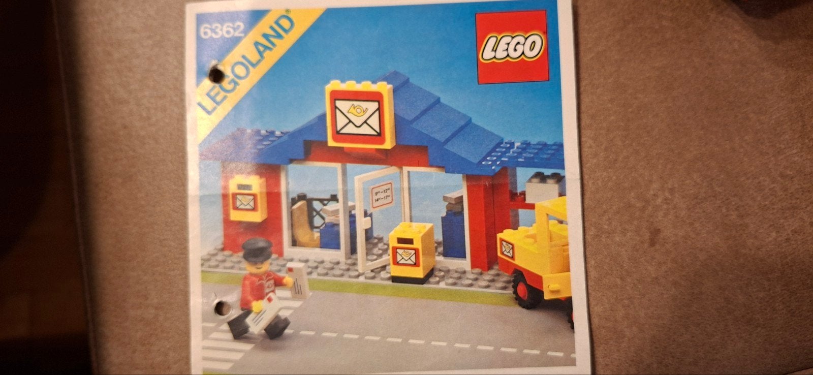 Lego Legoland 6362 Postkantoor met postwagen, Gebruikt, Lego, Ophalen of Verzenden, Complete set