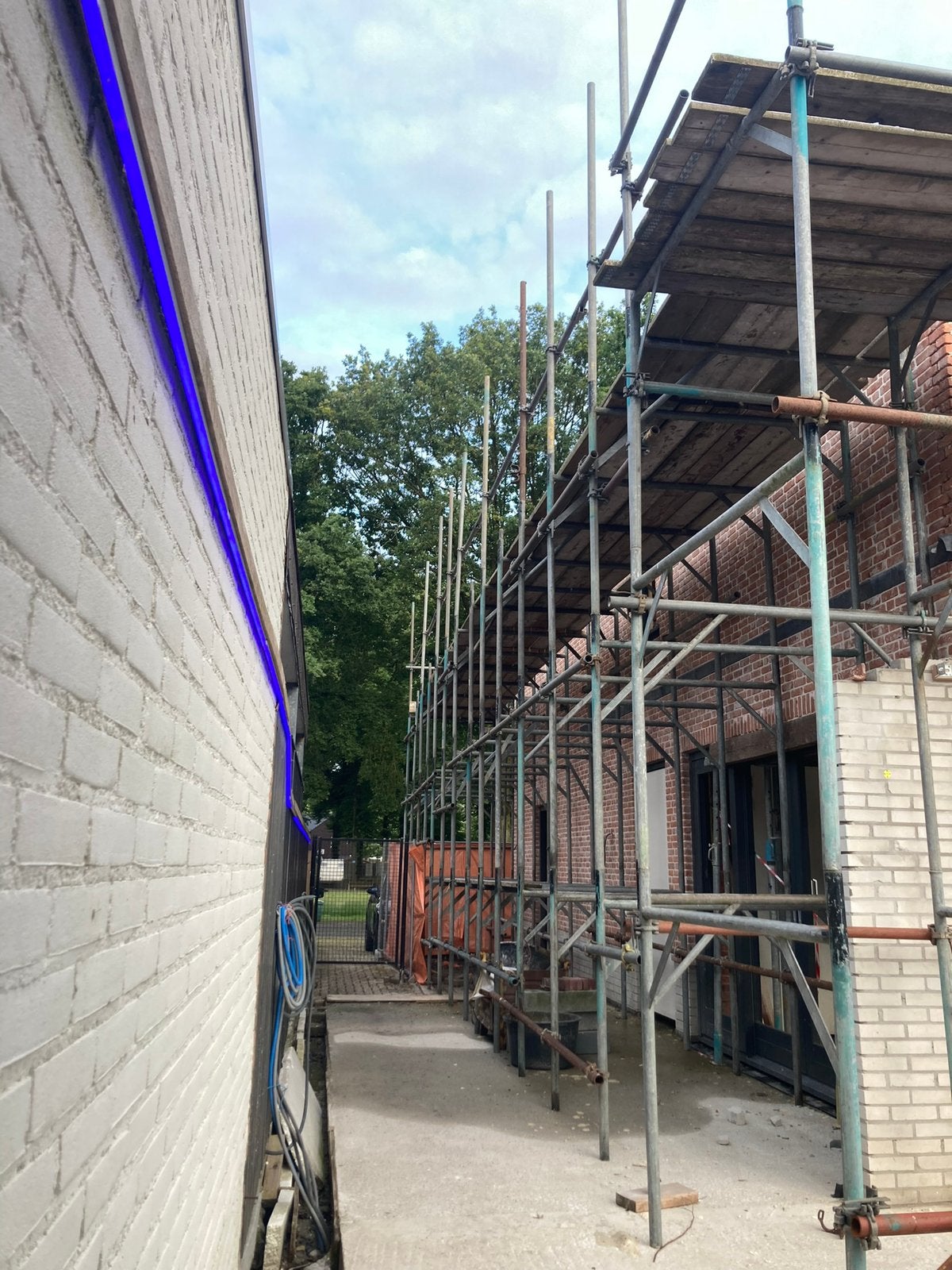 GEVELSTEIGER - H-JUKKEN - GOED VOOR 54m1 (3 JUKKEN HOOG), Ophalen, Gebruikt