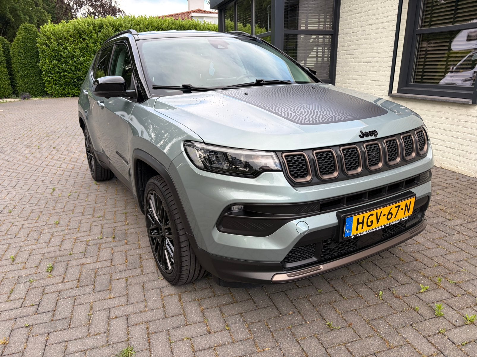 Jeep Compass Upland 1.3T 4XE 240pk Aut 2022 Blauw 360 camera, Automaat, 1250 kg, 4 cilinders, Vierwielaandrijving