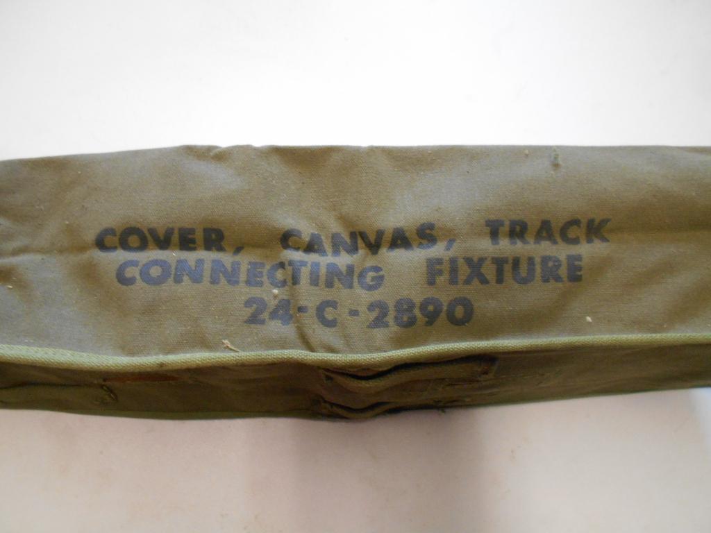 Cover canvas track connecting fixture, Verzamelen, Militaria | Algemeen, Landmacht, Amerika, Ophalen of Verzenden