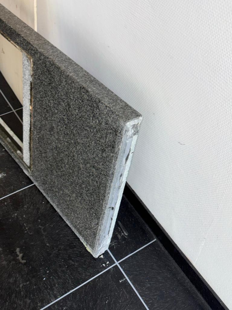Granieten aanrechtblad uitsparing voor buiten keuken temaken, Ophalen of Verzenden, Gebruikt