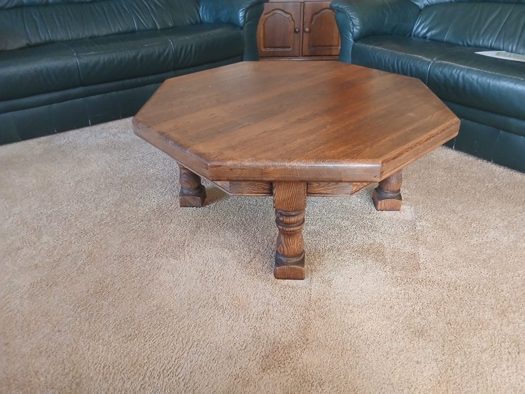 Salontafel, achtkantig, Ophalen