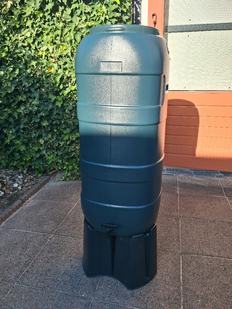 Harcostar Regenton 100 Liter Groen met Vulautomaat en Voet, Ophalen, Kunststof, Met kraantje, 75 tot 150 liter