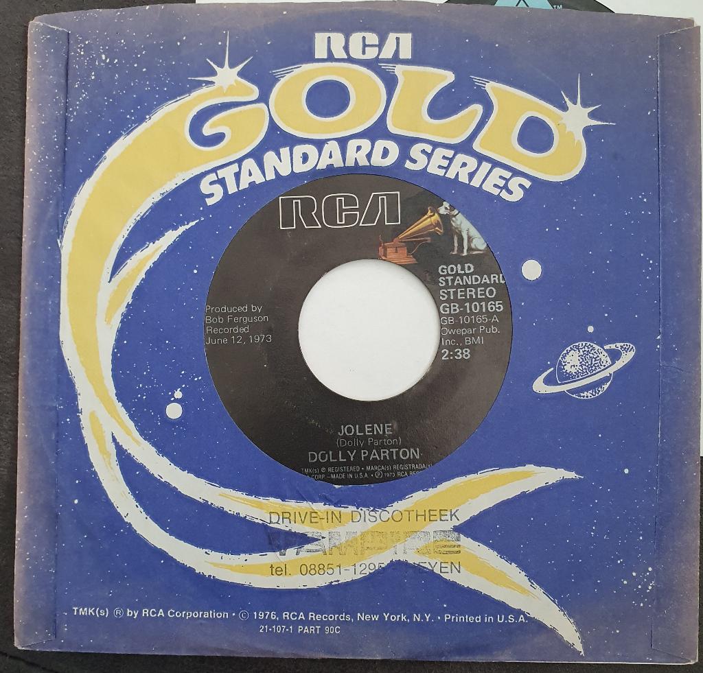 Dolly Parton - Jolene (RCA Gold), Cd's en Dvd's, Vinyl Singles, Gebruikt, Beschermende buitenhoes, Single, 1970 - 1979, Pop, 7 inch