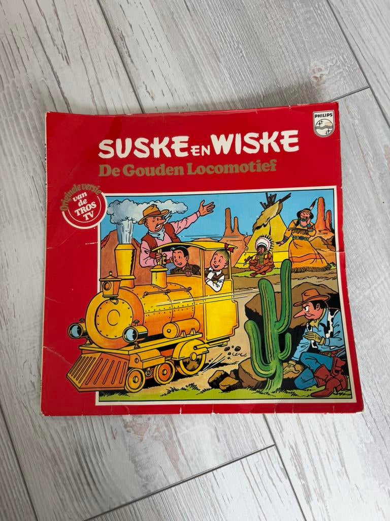 Suske en Wiske De gouden locomotief vinyl, Cd's en Dvd's, Ophalen of Verzenden, Zo goed als nieuw