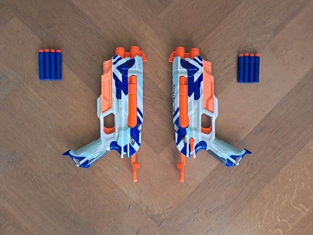 Nerf N-Strike Splitstrike (Prima conditie), Ophalen, Zo goed als nieuw