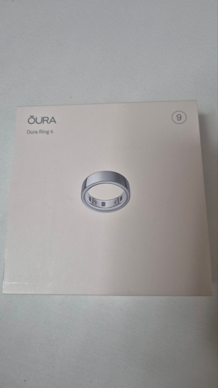 oura 4 ring maat 9 silver, Ophalen of Verzenden, Zo goed als nieuw, 12 inch