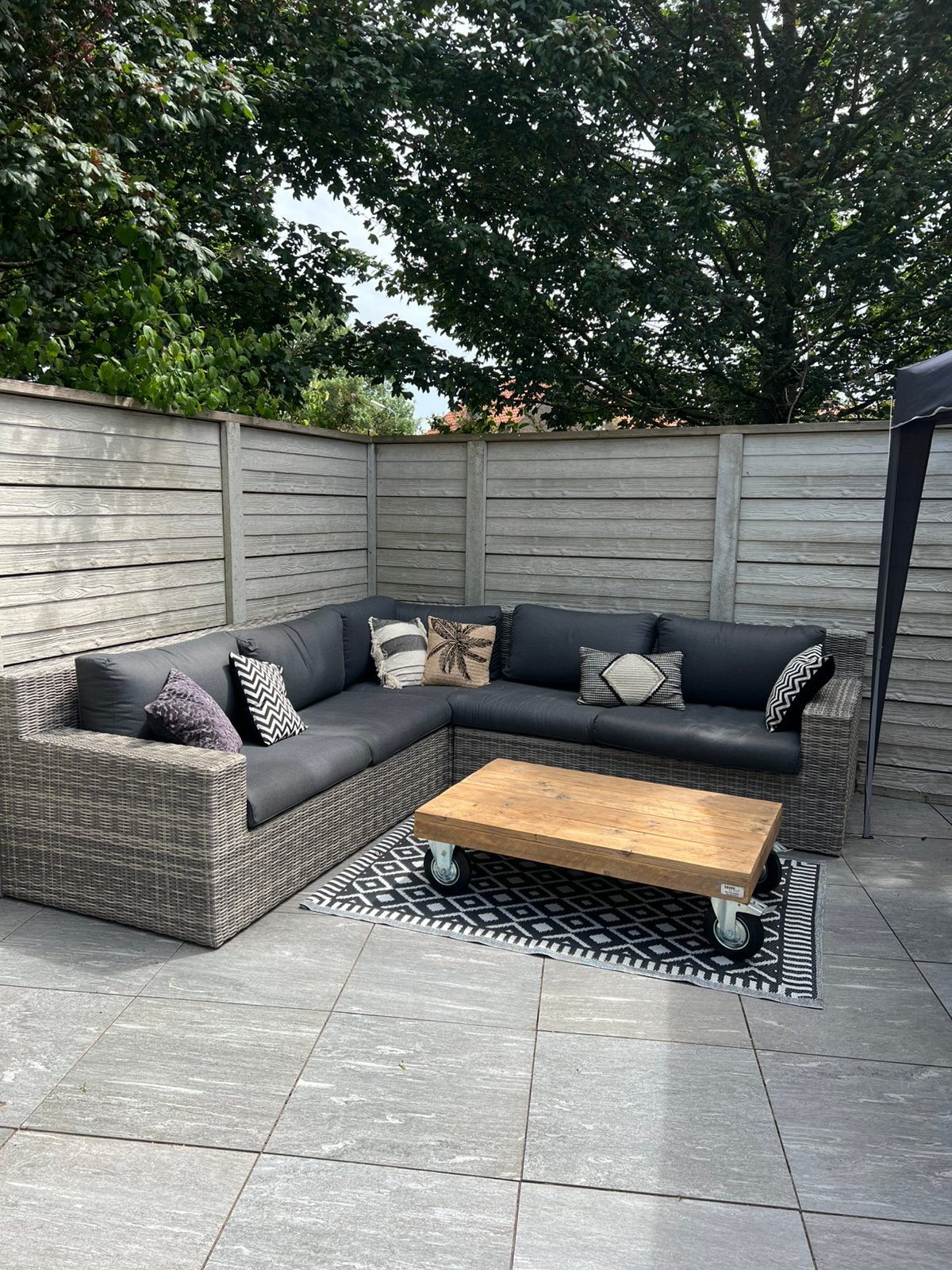 Tuinset XXL, Tuin en Terras, Ophalen, Zo goed als nieuw, Loungeset