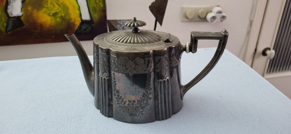 Prachtig Theepot uit 1900 ~ 1925 Sheffield, Antiek en Kunst, Ophalen