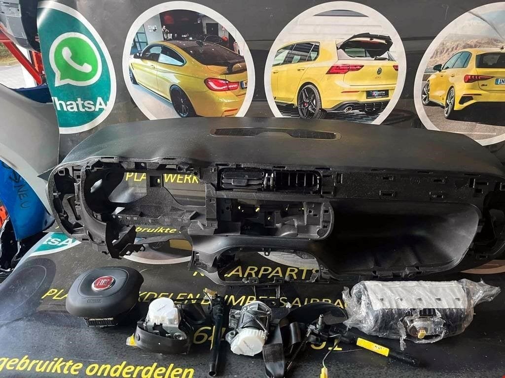 Airbag set Fiat Panda (2012-heden Dashboard set