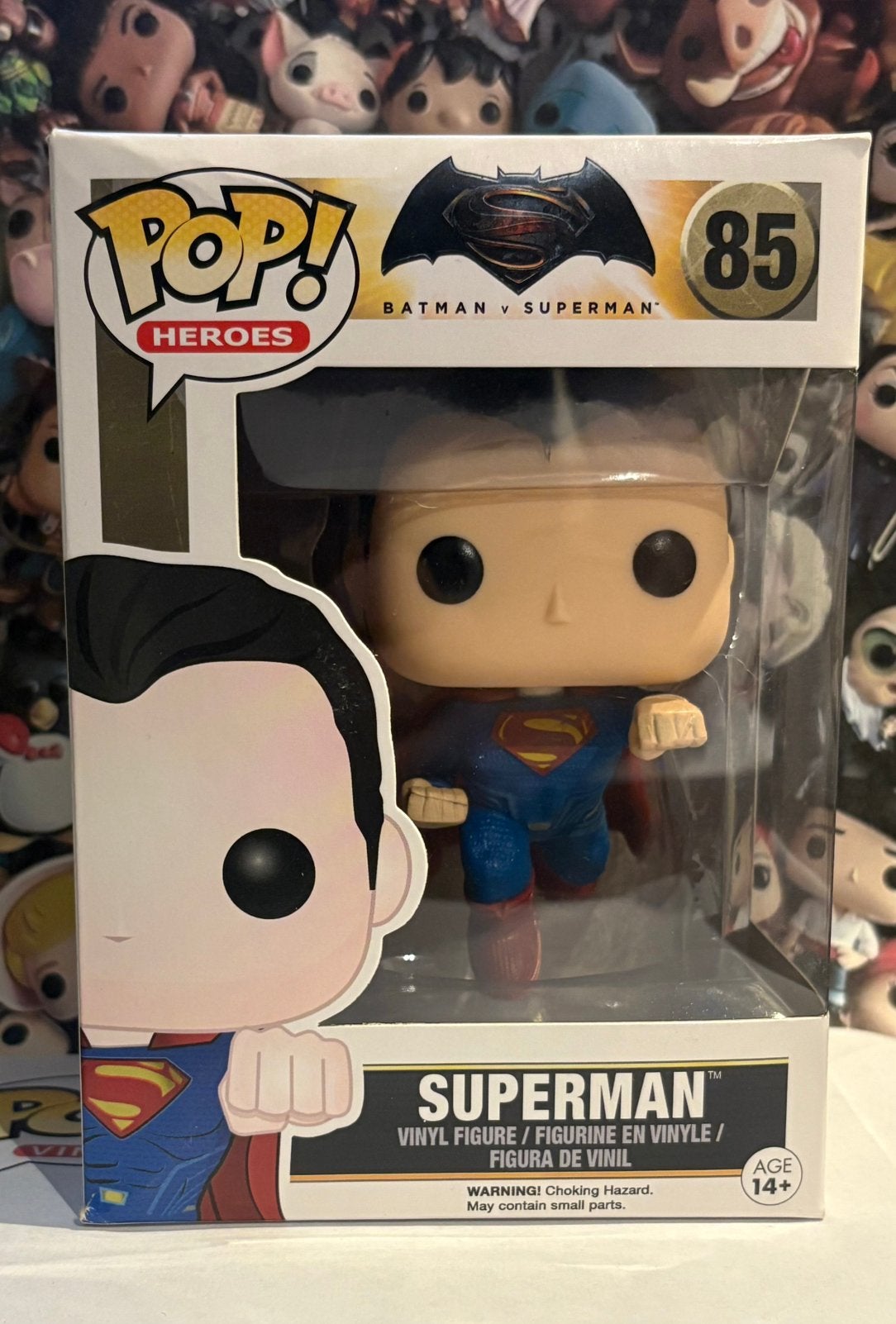 Funko pop Superman 85 batman v superman heroes, Ophalen of Verzenden, Zo goed als nieuw