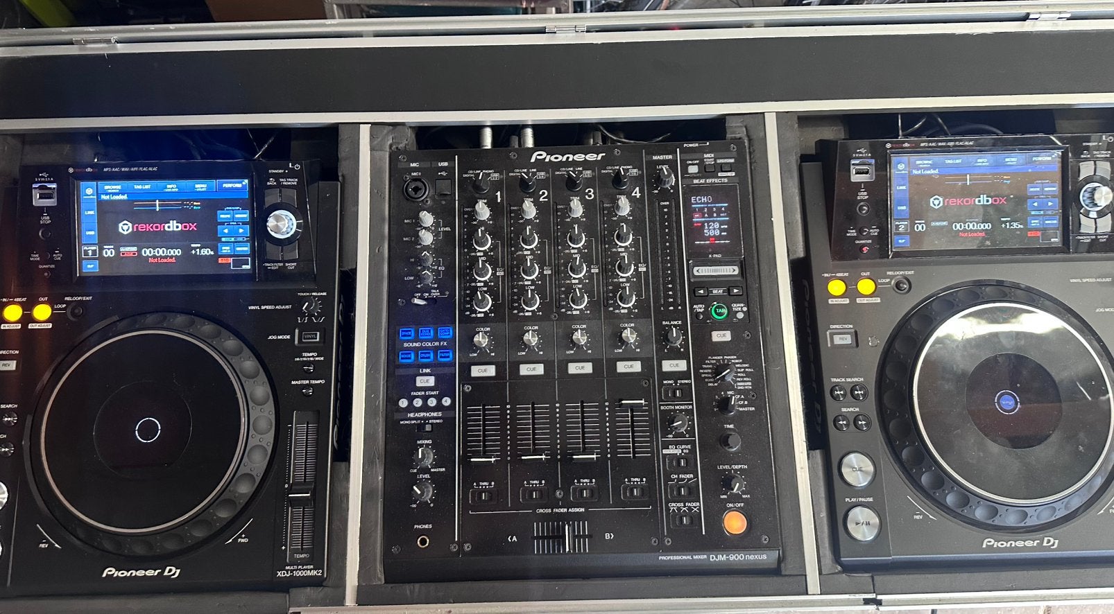 Pioneer set  2x XDJ1000MK2 & DJM900Nexus, Muziek en Instrumenten, Ophalen, Zo goed als nieuw, Pioneer