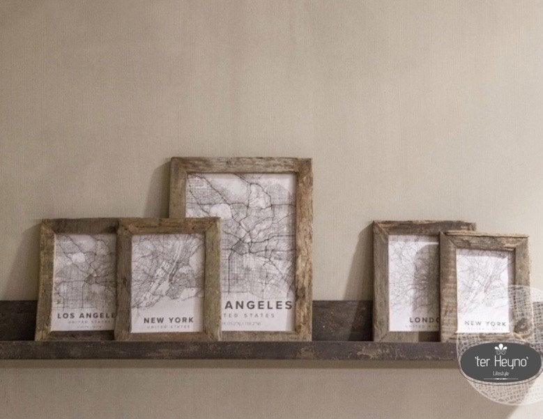 Oud houten truckwood fotolijst S foto stoer sober landelijk, Verzenden, Nieuw, Hout