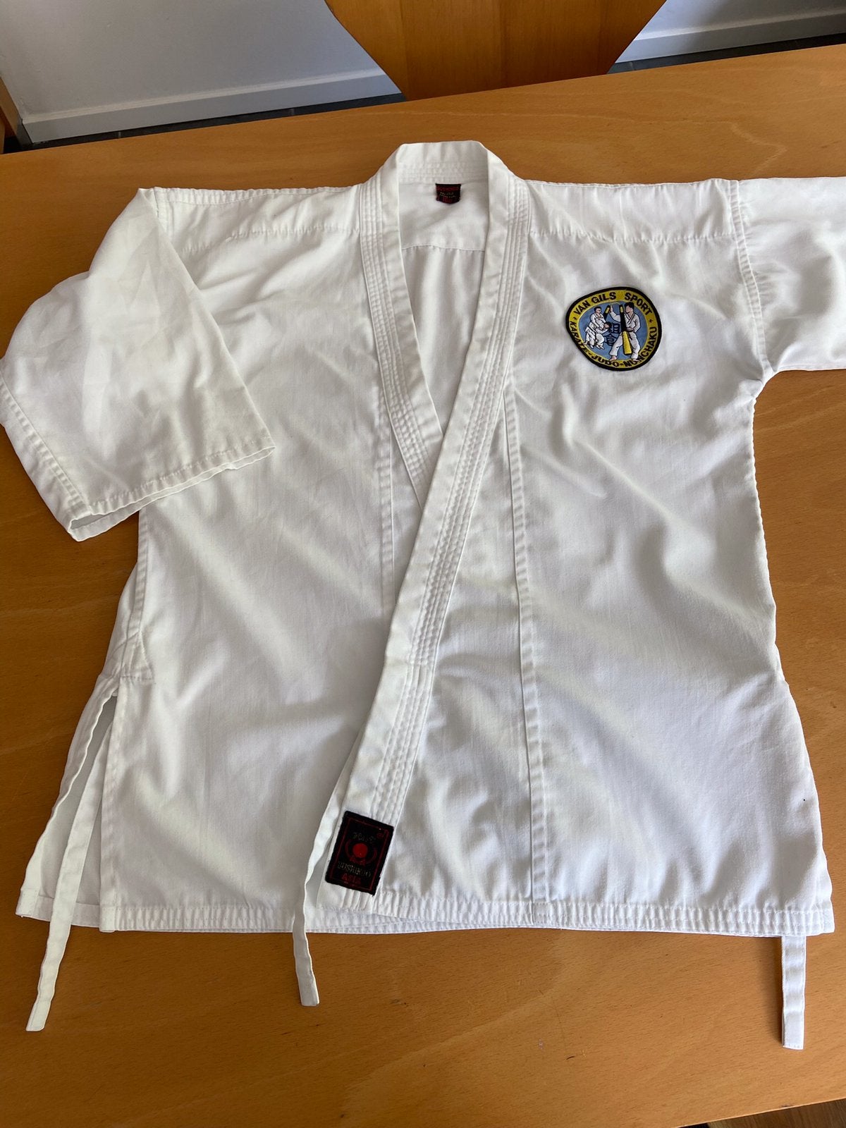 Judopak Bushindo maat 160, Sport en Fitness, Vechtsporten en Zelfverdediging, Ophalen, Gebruikt, Maat XS of kleiner, Judo
