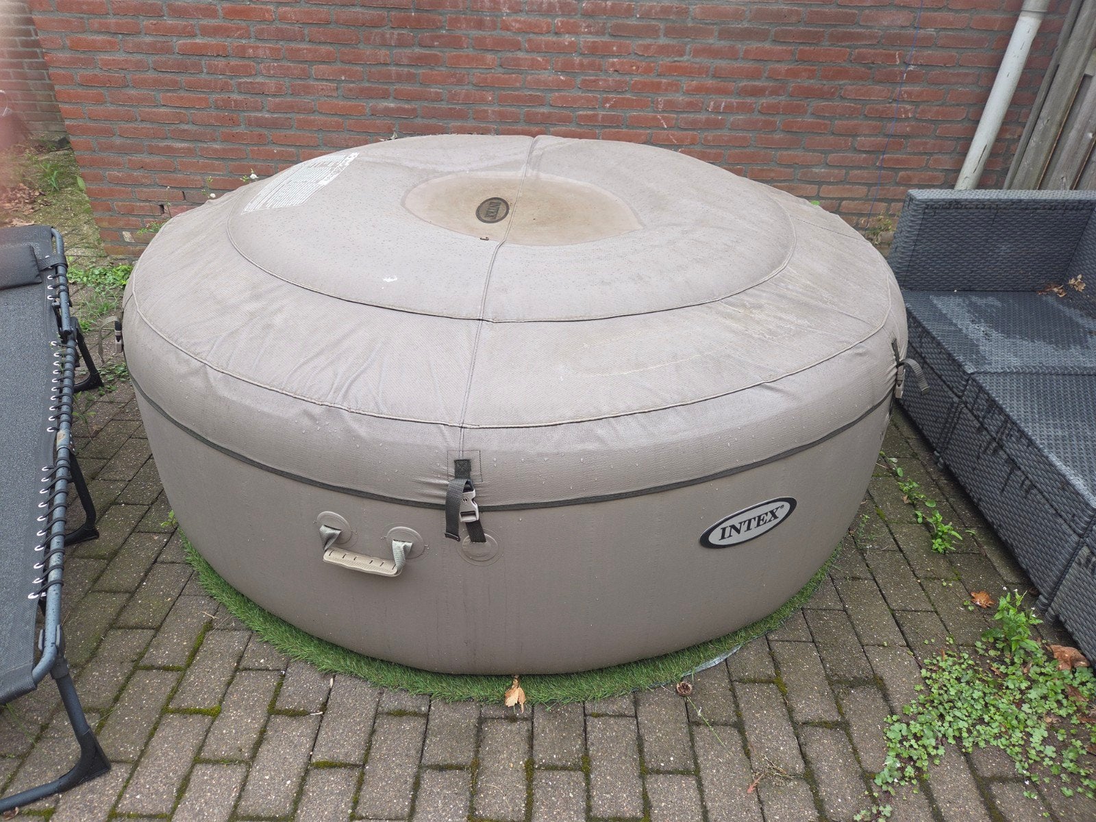Intex Pure Spa bubbelbad met accessoires, Ophalen, Gebruikt, Filter