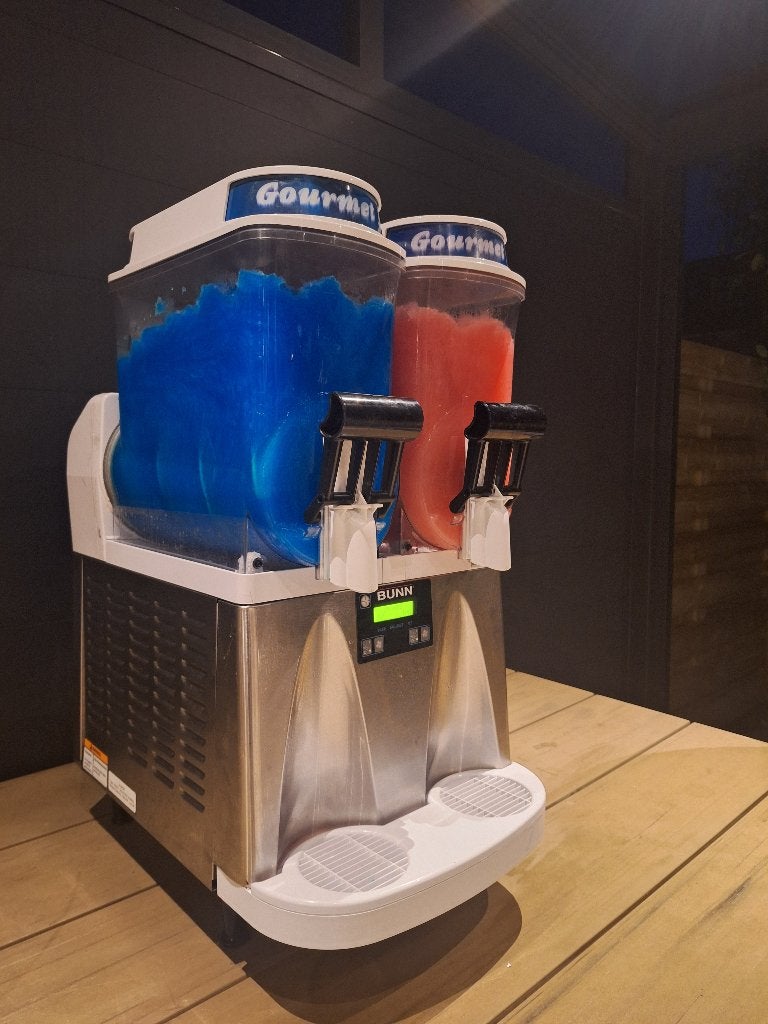 te huur: slush machine 2x12 liter, Ophalen, Gebruikt, Overige