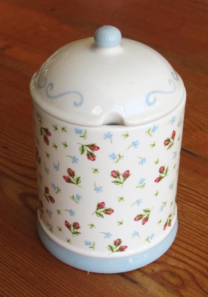 Suikerpot Jet by ter Steege speciaal voor Douwe Egberts, Ophalen of Verzenden, Zo goed als nieuw, Bord(en), Wedgwood