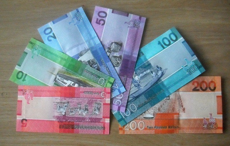 Gambia 2019, complete serie van 6 nieuwe biljetten (UNC), Verzenden, Overige landen, Setje