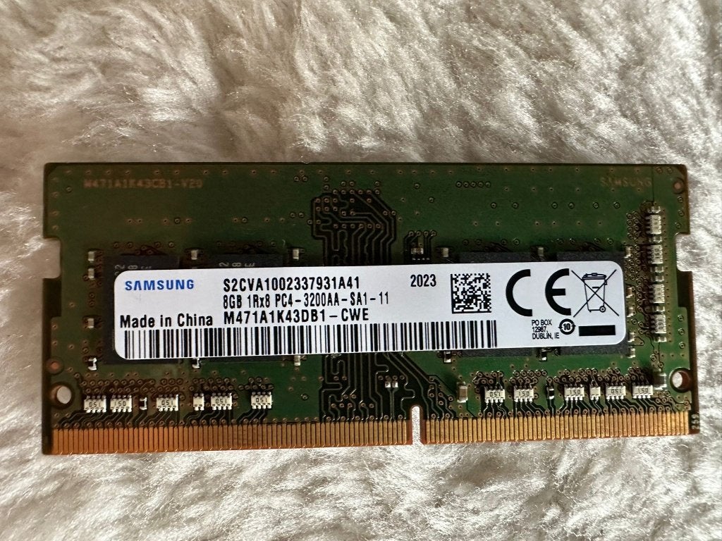 RAM 8GB (1x8) DDR4 3200MHz, Computers en Software, RAM geheugen, Ophalen, DDR4, 8 GB, Zo goed als nieuw