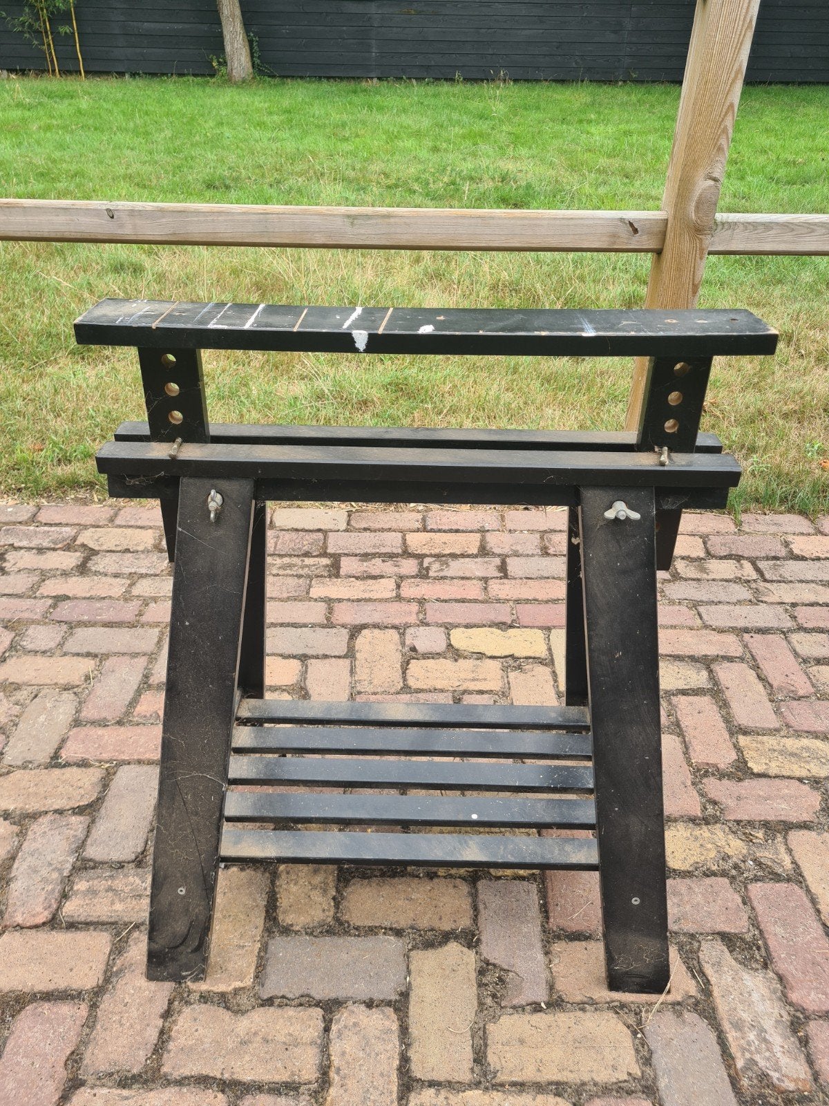 schraag - schraagjes 2 stuks - samen €15,-, Doe-het-zelf en Verbouw, Werkbanken, Ophalen, Gebruikt